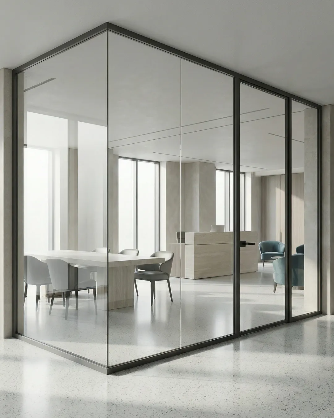 XFRAME Glasprofile — Tageslicht mit Glastrennwänden optimal nutzen