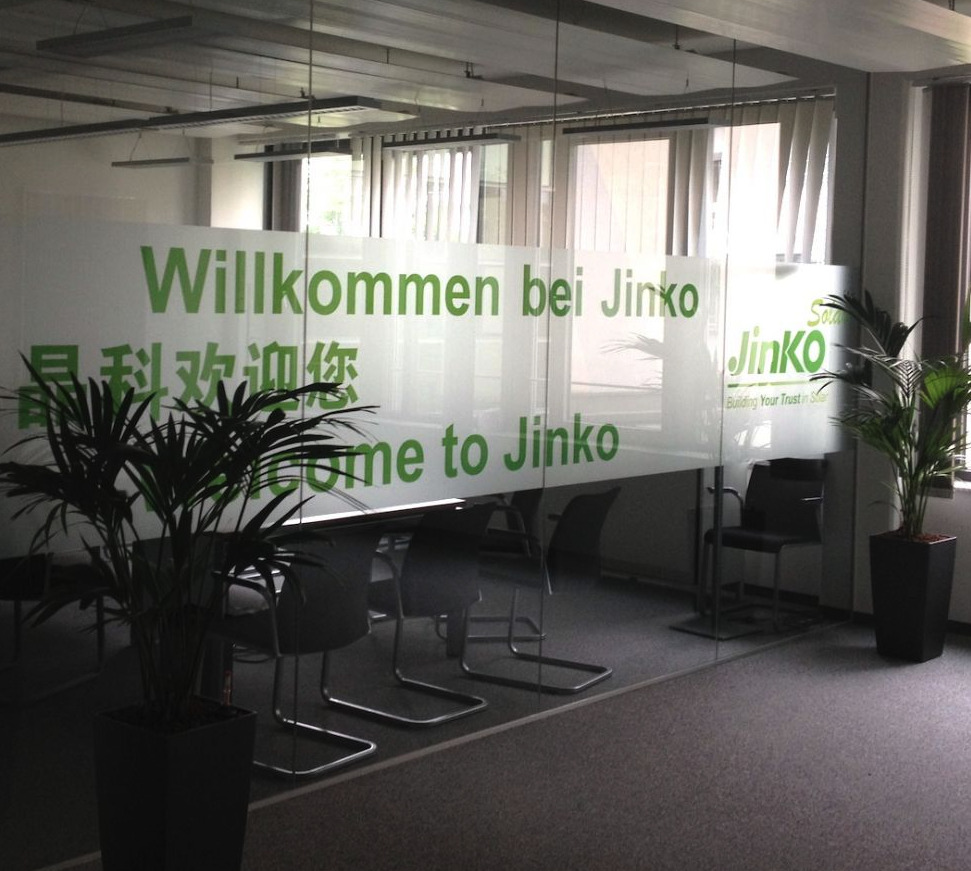 XFRAME Glasprofile Glastrennwände in der Münchner Europa-Zentrale von JinkoSolar